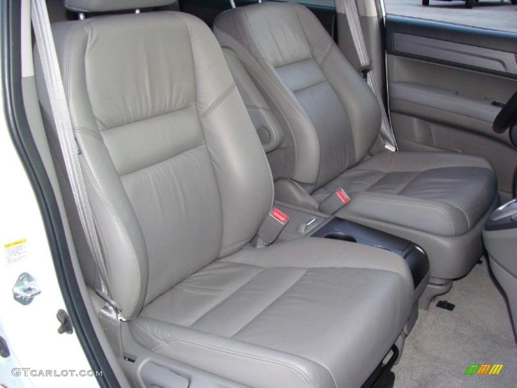 2009 CR-V EX-L 4WD - Taffeta White / Gray photo #16