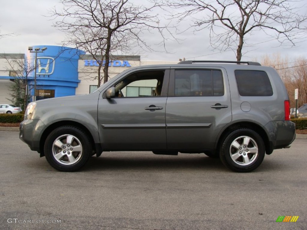 Nimbus Gray Metallic 2009 Honda Pilot EX 4WD Exterior Photo #58567467