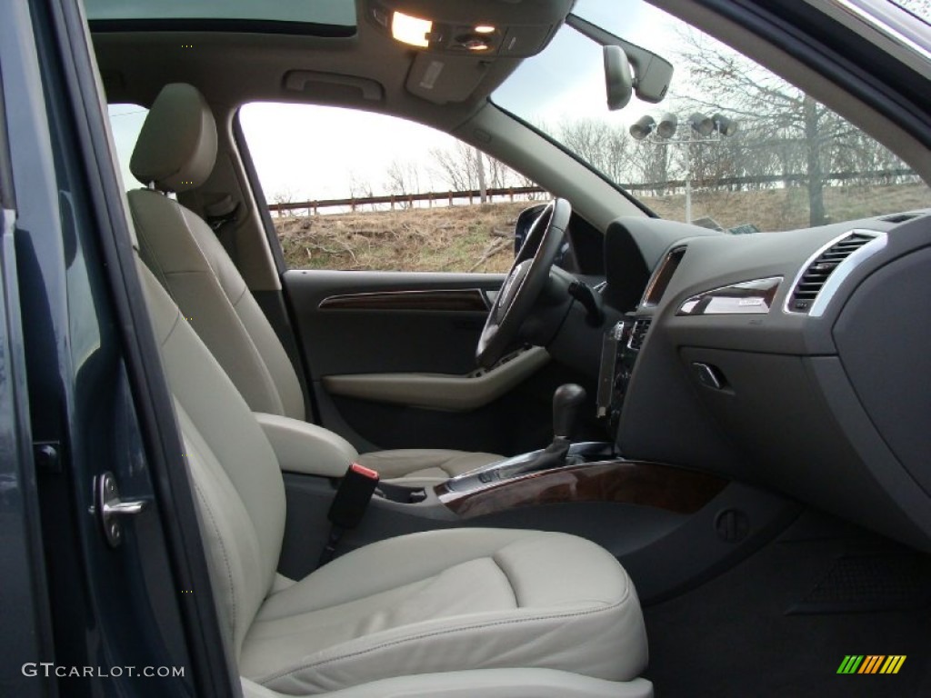 2009 Q5 3.2 Premium quattro - Meteor Gray Pearl Effect / Cardamom Beige photo #14