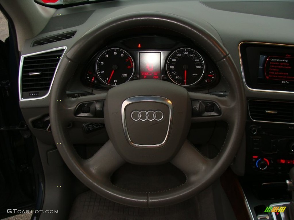 2009 Q5 3.2 Premium quattro - Meteor Gray Pearl Effect / Cardamom Beige photo #26