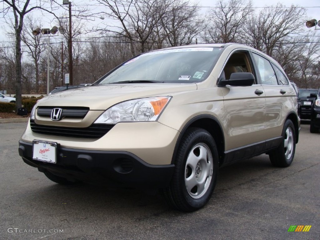 2009 CR-V LX 4WD - Borrego Beige Metallic / Ivory photo #5