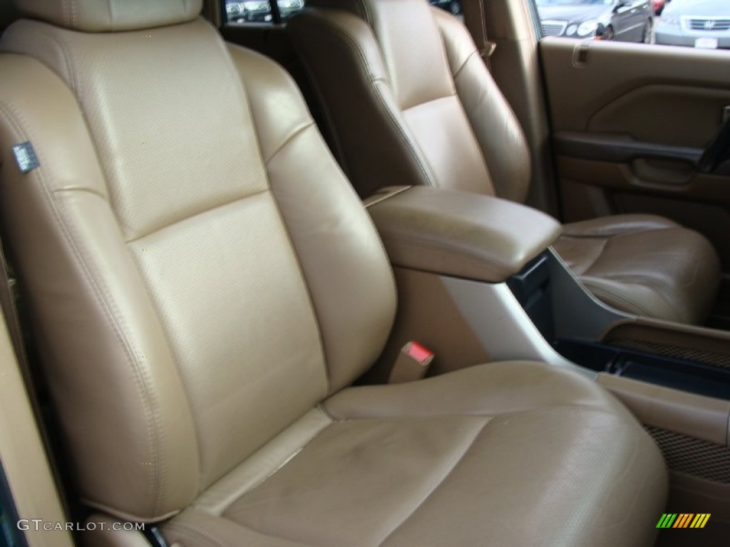 2003 Pilot EX-L 4WD - Evergreen Pearl / Saddle photo #17