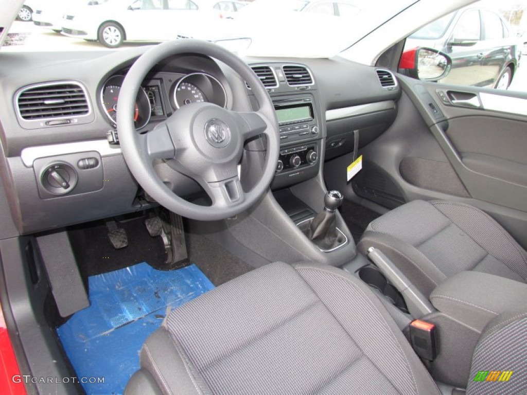 Titan Black Interior 2012 Volkswagen Golf 2 Door Photo #58569621