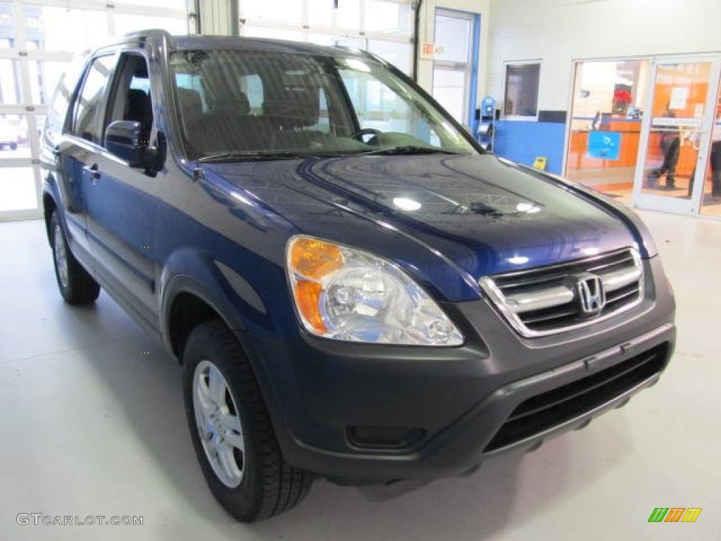 2004 CR-V EX 4WD - Eternal Blue Pearl / Black photo #4