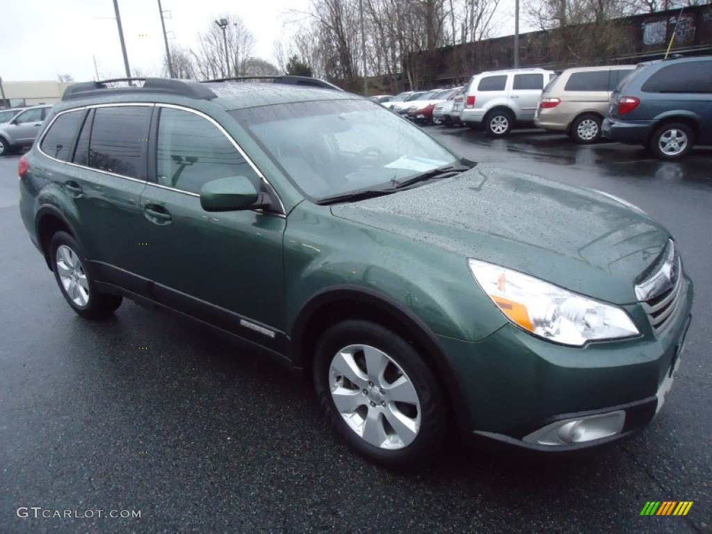 Cypress Green Pearl 2011 Subaru Outback 2.5i Limited Wagon Exterior Photo #58569782