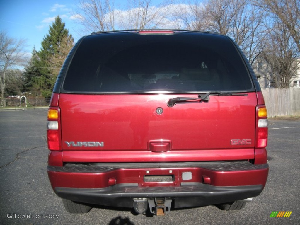 2001 Yukon Denali AWD - Garnet Red Metallic / Graphite/Medium Gray photo #6