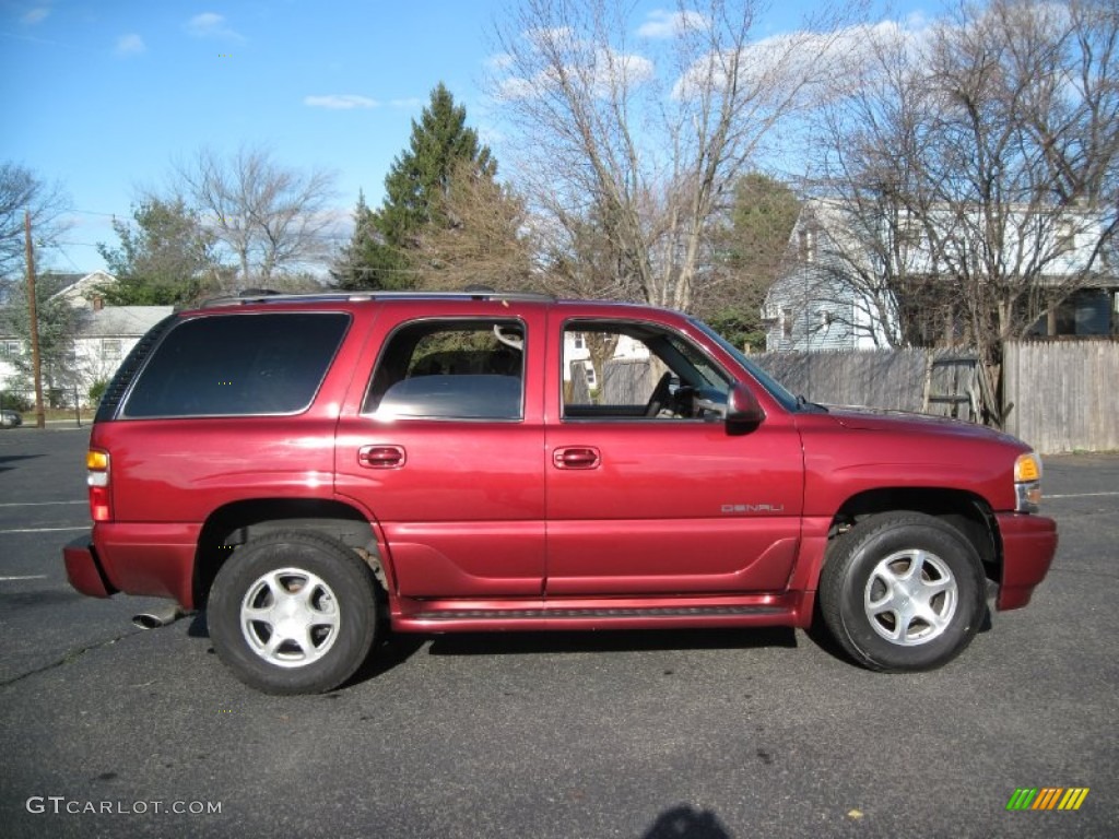Garnet Red Metallic 2001 GMC Yukon Denali AWD Exterior Photo #58570035