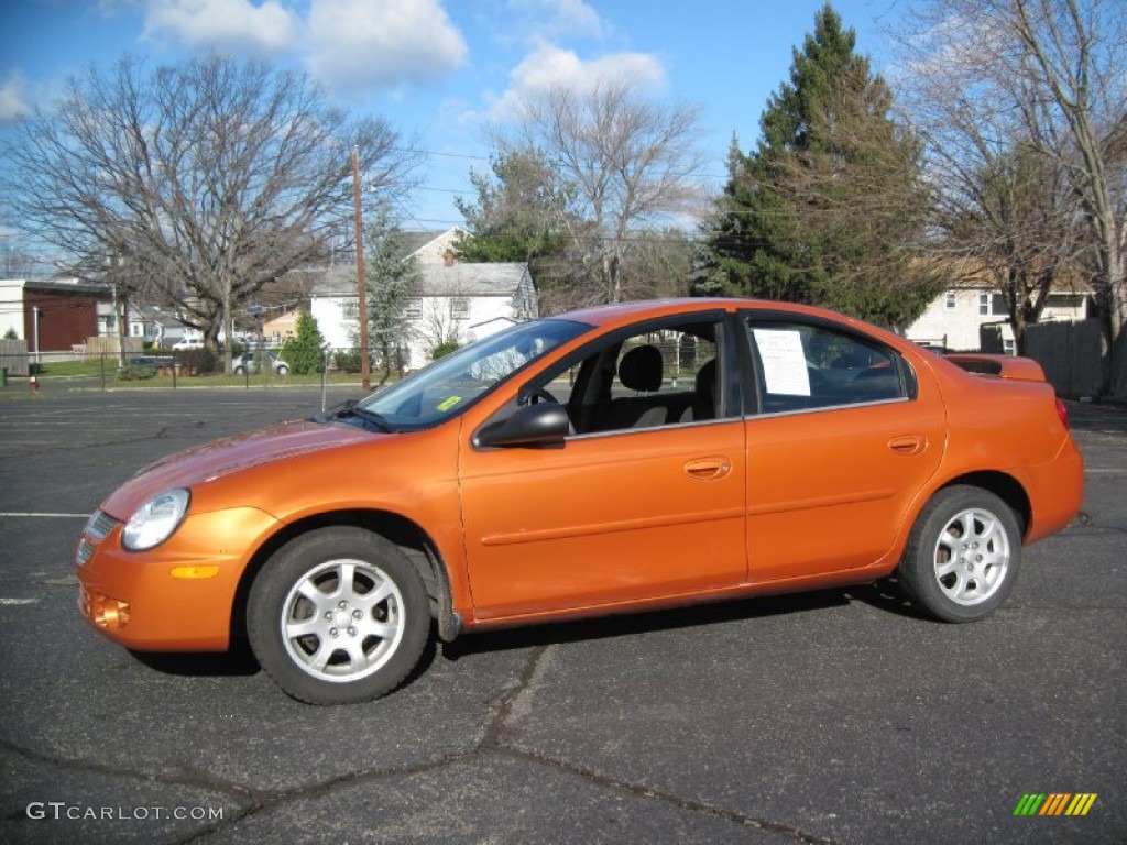 Orange Blast Pearlcoat 2005 Dodge Neon SXT Exterior Photo #58570582