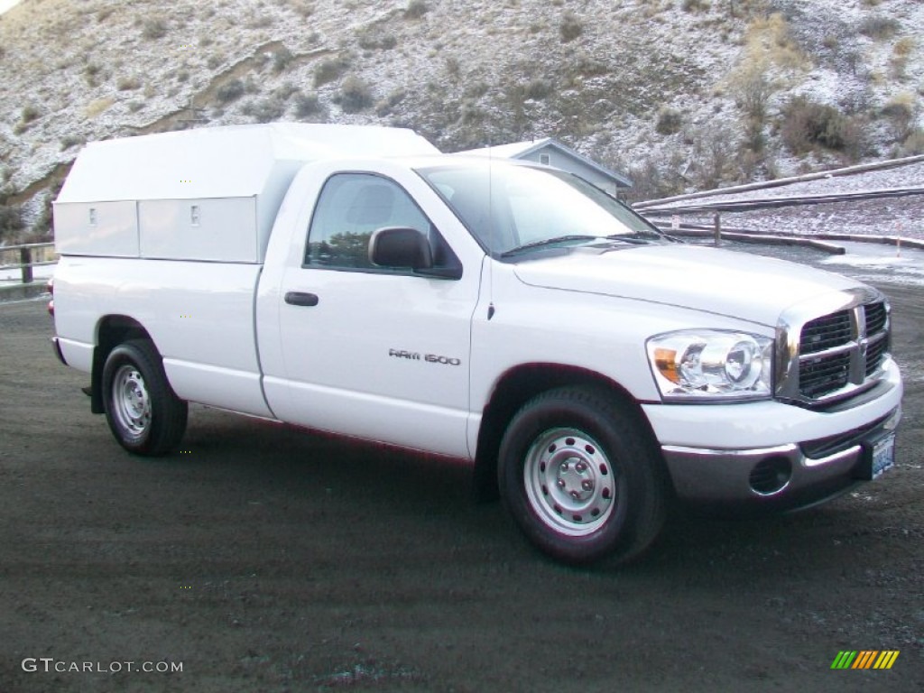 Bright White Dodge Ram 1500