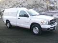 2007 Bright White Dodge Ram 1500 SLT Regular Cab  photo #34