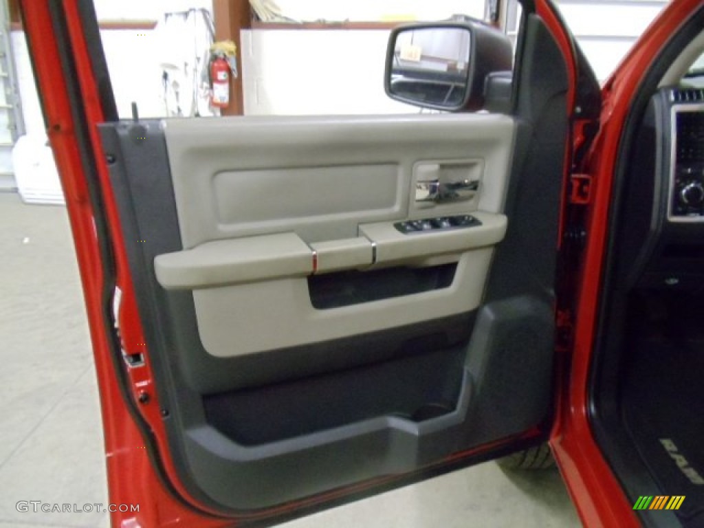 2011 Ram 1500 SLT Quad Cab 4x4 - Flame Red / Dark Slate Gray/Medium Graystone photo #9
