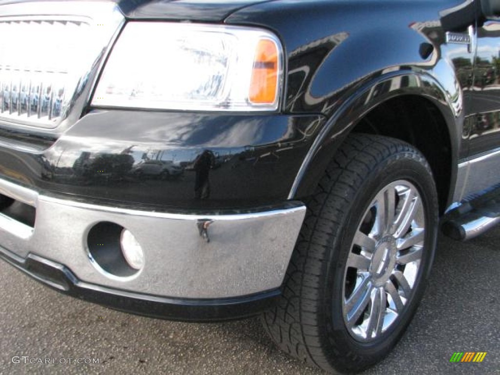 2008 Mark LT SuperCrew 4x4 - Black / Black/Dove Grey Piping photo #4