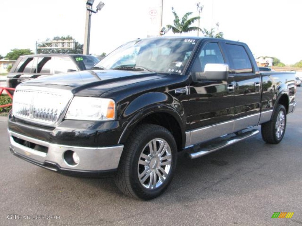 Black 2008 Lincoln Mark LT SuperCrew 4x4 Exterior Photo #58572956