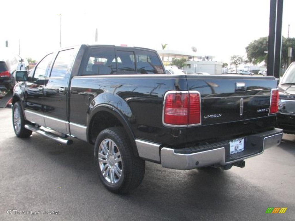 2008 Mark LT SuperCrew 4x4 - Black / Black/Dove Grey Piping photo #7