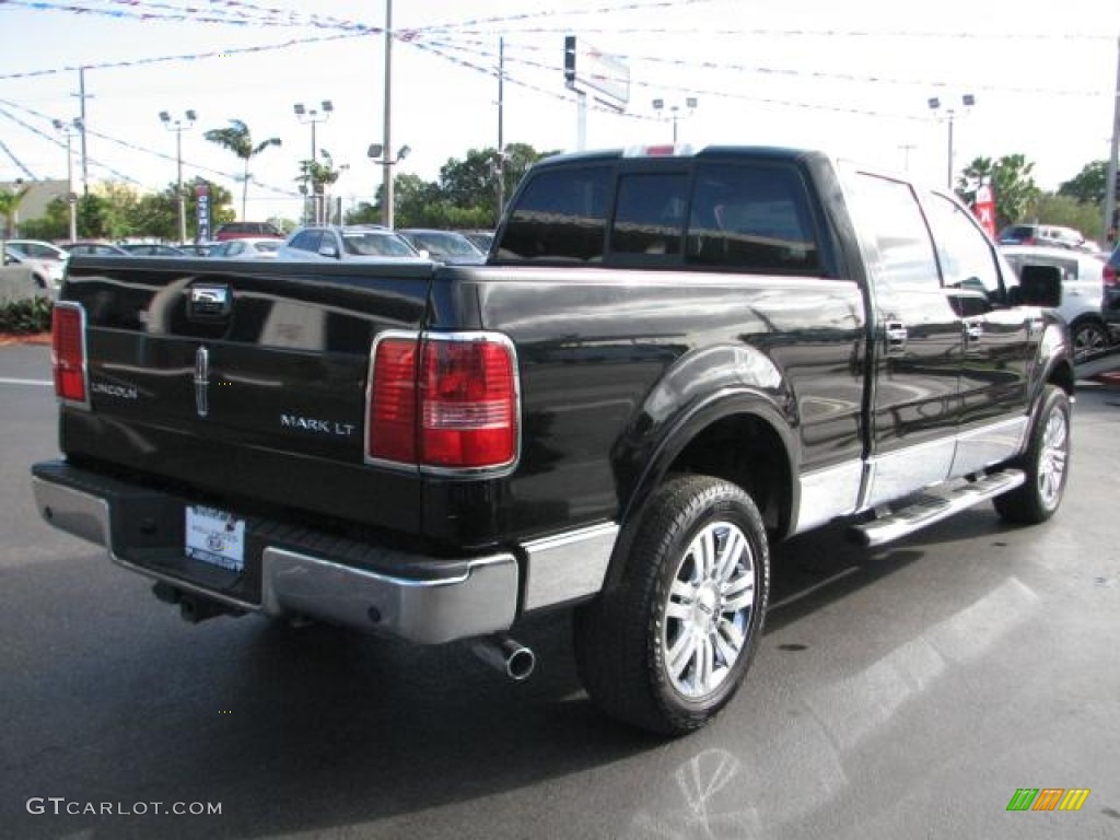 2008 Mark LT SuperCrew 4x4 - Black / Black/Dove Grey Piping photo #9