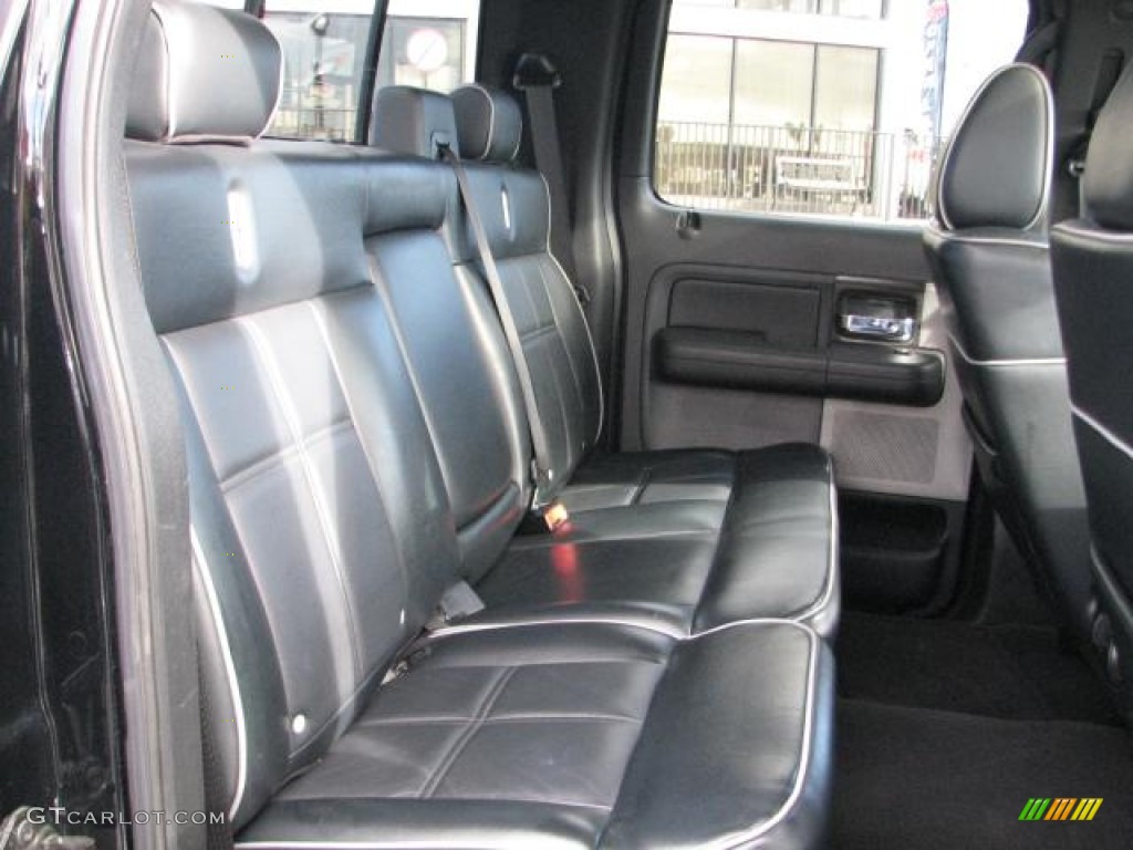 Black/Dove Grey Piping Interior 2008 Lincoln Mark LT SuperCrew 4x4 Photo #58573044