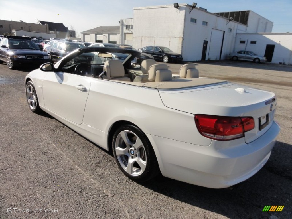 2007 3 Series 328i Convertible - Alpine White / Beige photo #10