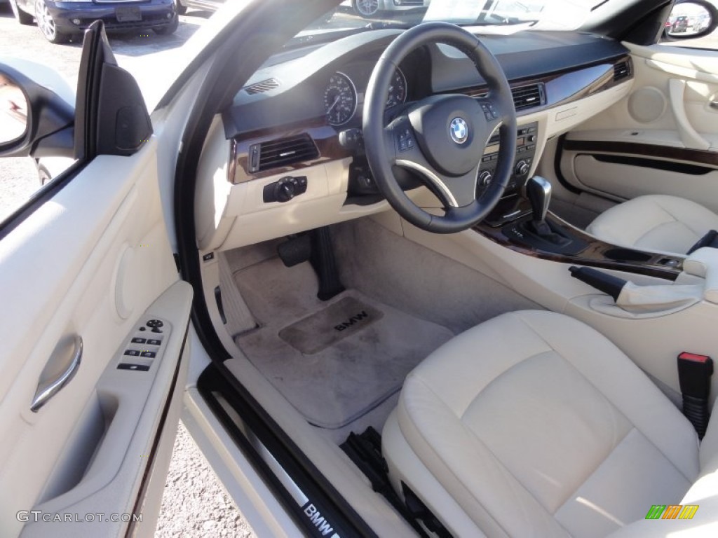 2007 3 Series 328i Convertible - Alpine White / Beige photo #13