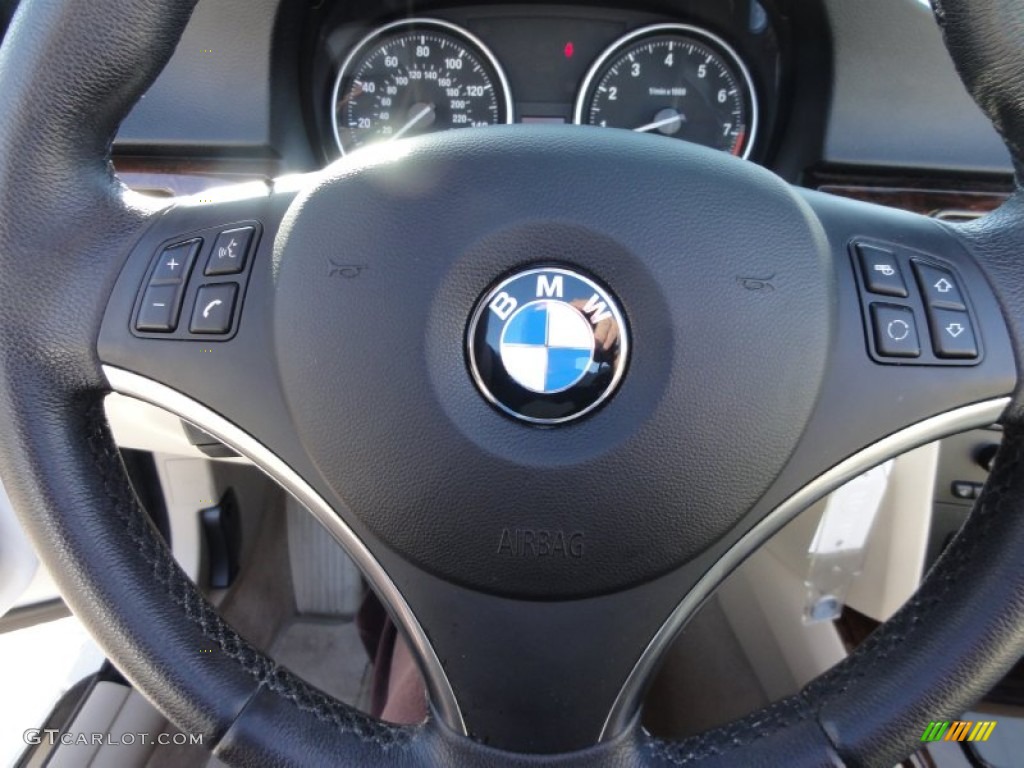 2007 3 Series 328i Convertible - Alpine White / Beige photo #40