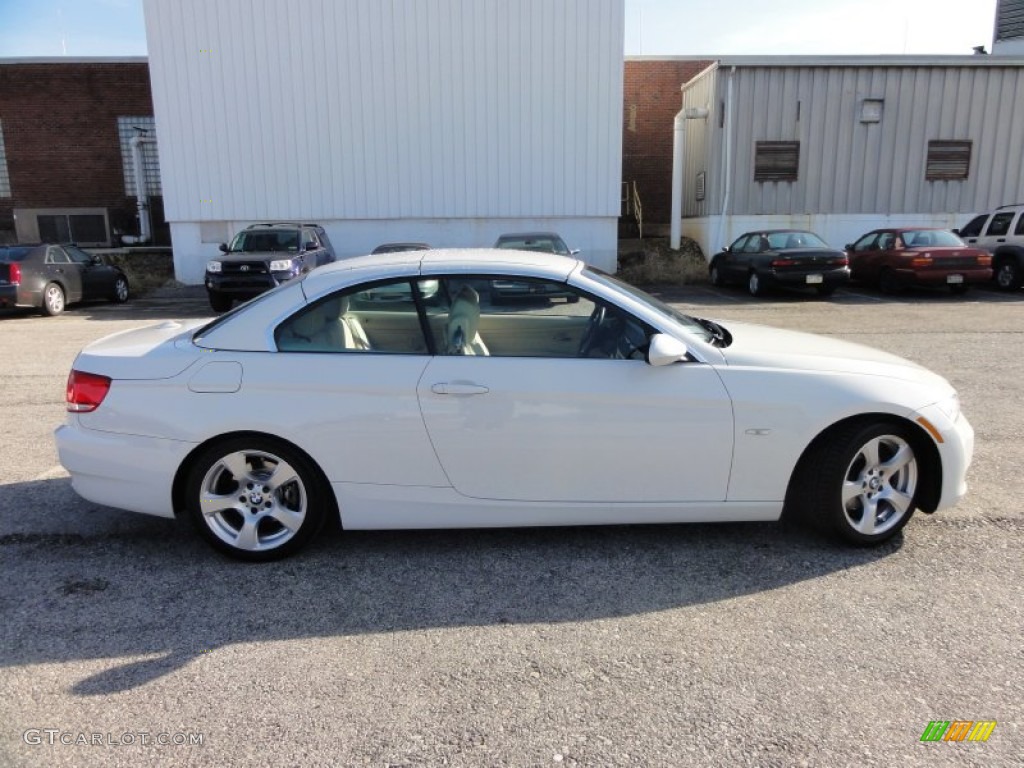 2007 3 Series 328i Convertible - Alpine White / Beige photo #47