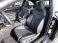 Black Silk Nappa Leather Interior Photo for 2011 Audi S5 #58577031