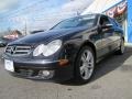 2008 Capri Blue Metallic Mercedes-Benz CLK 350 Coupe  photo #3