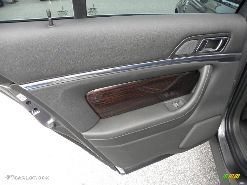 2011 Lincoln MKS FWD Charcoal Black Door Panel Photo #58578123