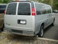 2010 Sheer Silver Metallic Chevrolet Express LT 3500 Extended Passenger Van  photo #2