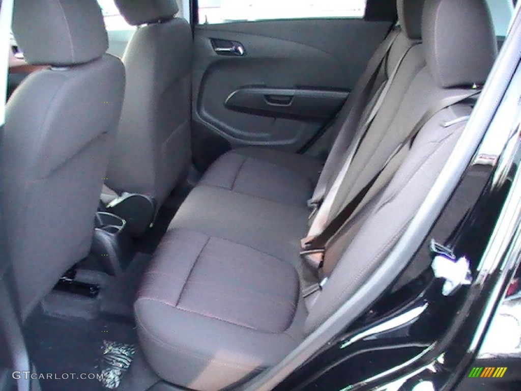Jet Black/Brick Interior 2012 Chevrolet Sonic LT Hatch Photo #58578471