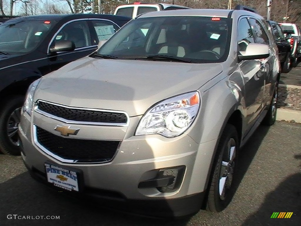 2012 Equinox LT AWD - Gold Mist Metallic / Light Titanium/Jet Black photo #1