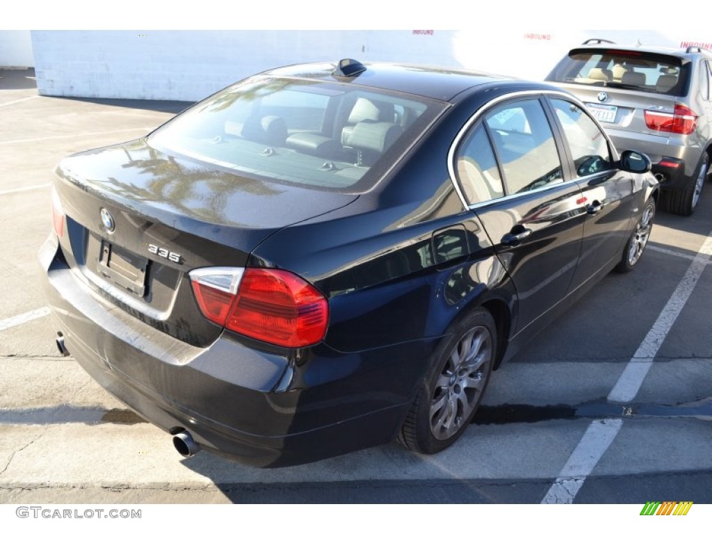 2008 3 Series 335i Sedan - Jet Black / Black photo #3