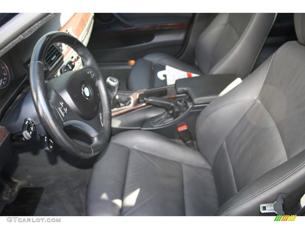 2007 3 Series 335xi Sedan - Monaco Blue Metallic / Black photo #4