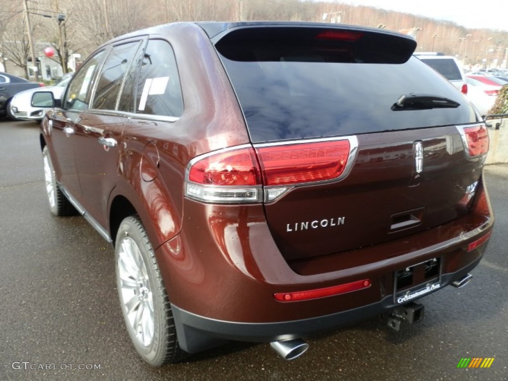 2012 MKX AWD - Cinnamon Metallic / Medium Light Stone photo #5