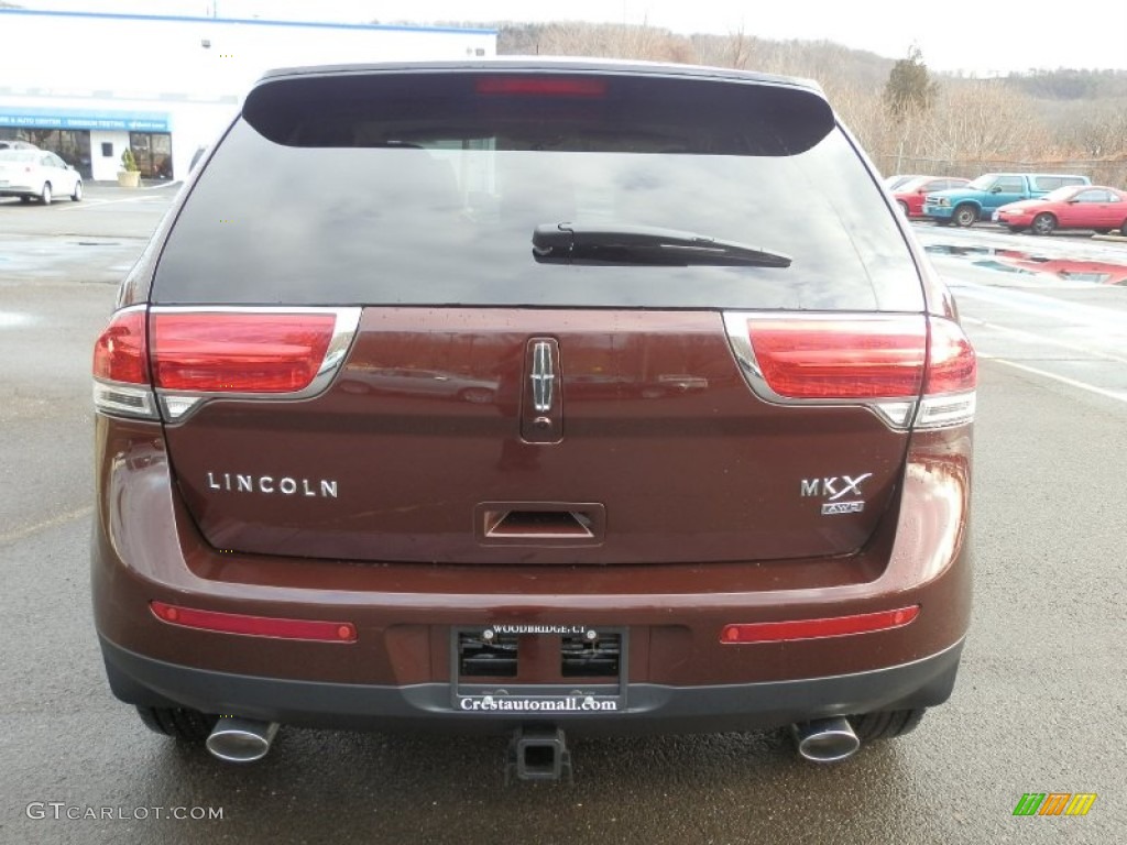2012 MKX AWD - Cinnamon Metallic / Medium Light Stone photo #7