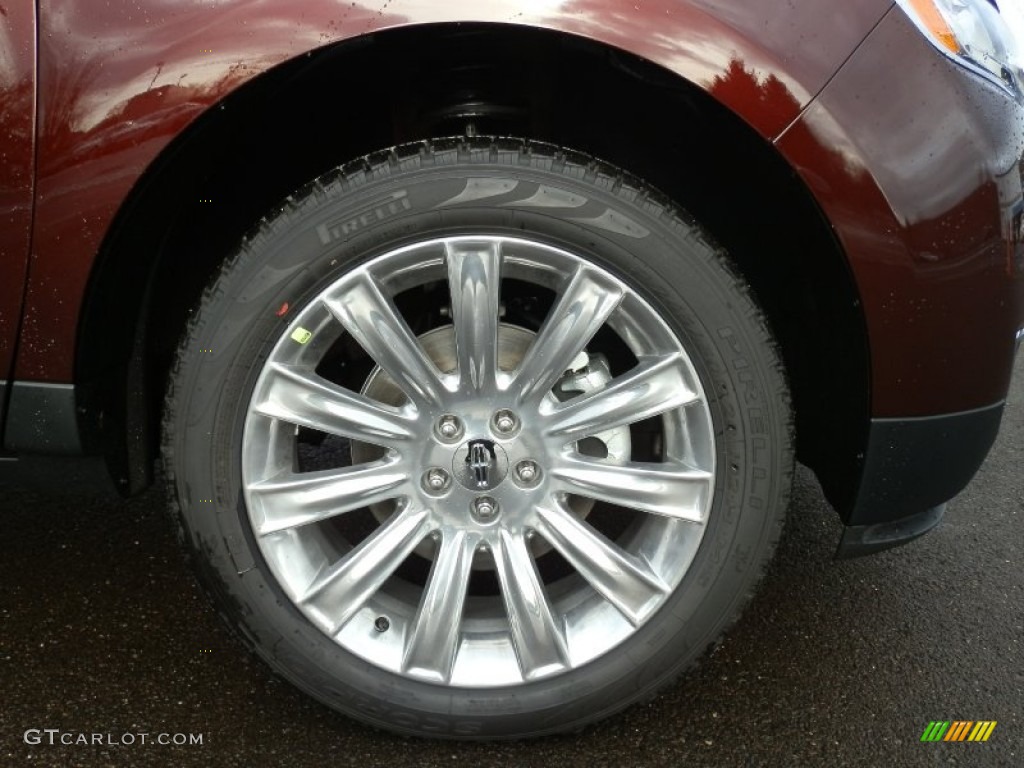 2012 MKX AWD - Cinnamon Metallic / Medium Light Stone photo #15
