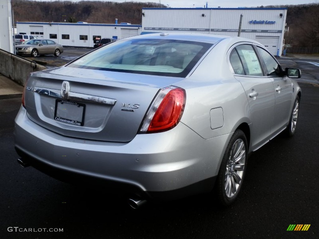 2012 MKS EcoBoost AWD - Silver Diamond Premium Metallic / Cashmere photo #4