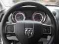 2012 Dodge Ram Van Black/Light Graystone Interior Steering Wheel Photo