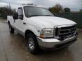 2002 Oxford White Ford F250 Super Duty XLT Regular Cab  photo #1