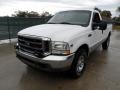 2002 Oxford White Ford F250 Super Duty XLT Regular Cab  photo #7