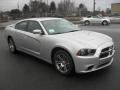 2012 Bright Silver Metallic Dodge Charger R/T  photo #5
