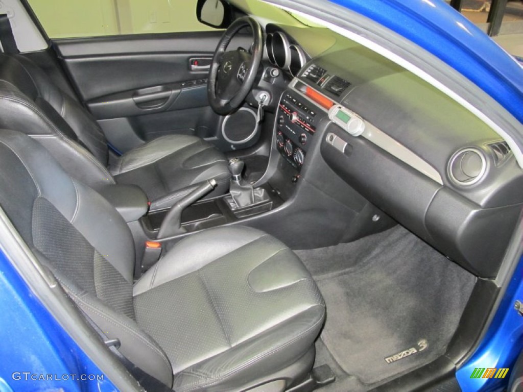 2006 MAZDA3 s Grand Touring Sedan - Winning Blue Metallic / Black photo #10