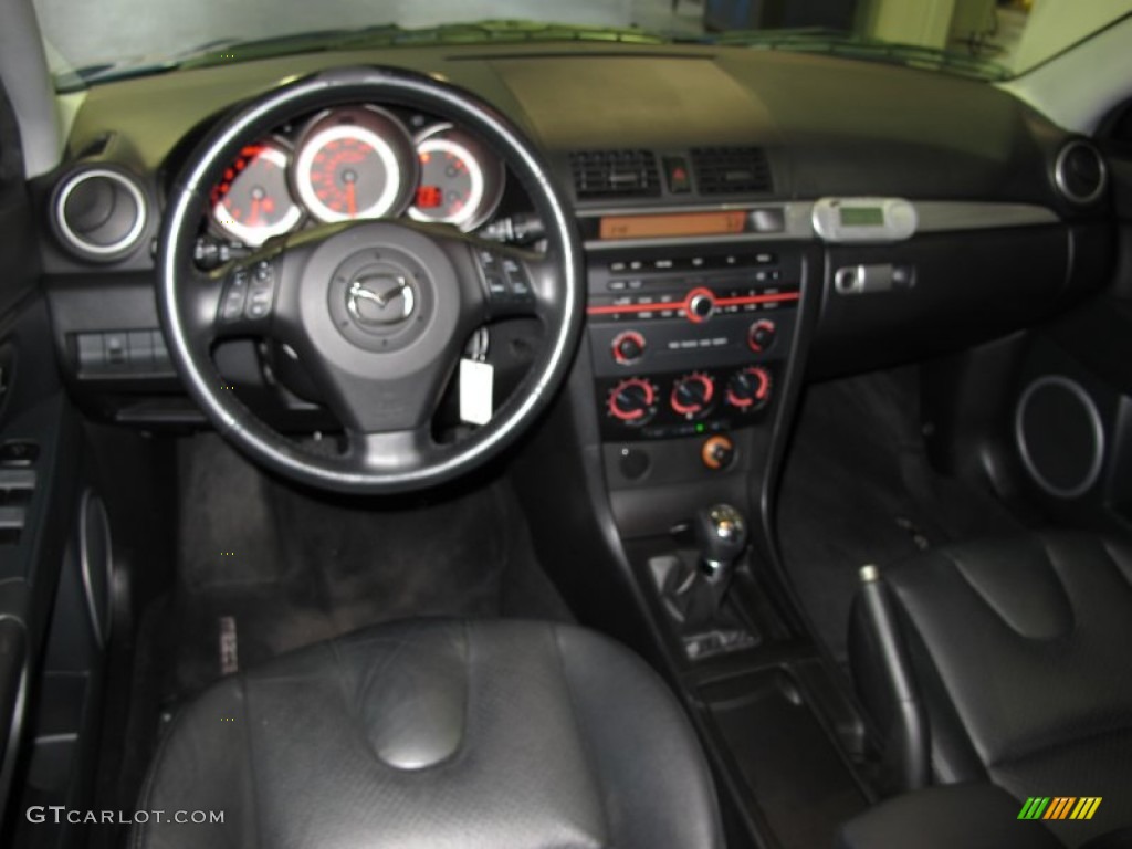 2006 MAZDA3 s Grand Touring Sedan - Winning Blue Metallic / Black photo #12