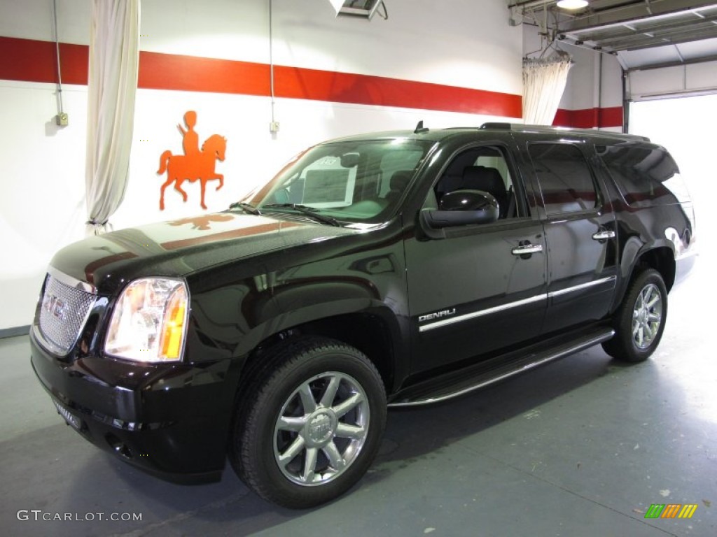 2012 Yukon XL Denali AWD - Onyx Black / Ebony photo #1