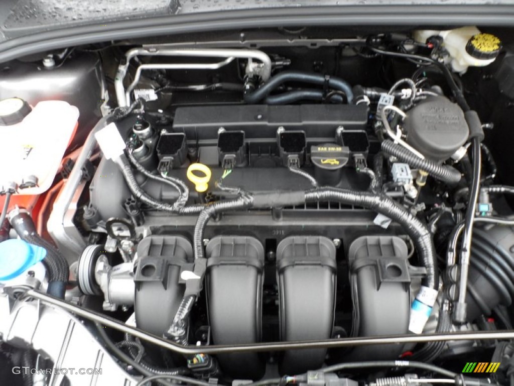 2012 Ford Focus Titanium 5-Door 2.0 Liter GDI DOHC 16-Valve Ti-VCT 4 Cylinder Engine Photo #58587534