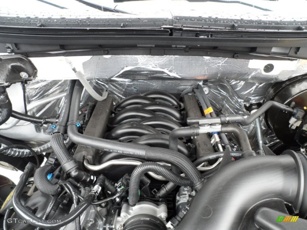 2012 Ford F150 XLT SuperCrew 5.0 Liter Flex-Fuel DOHC 32-Valve Ti-VCT V8 Engine Photo #58589175