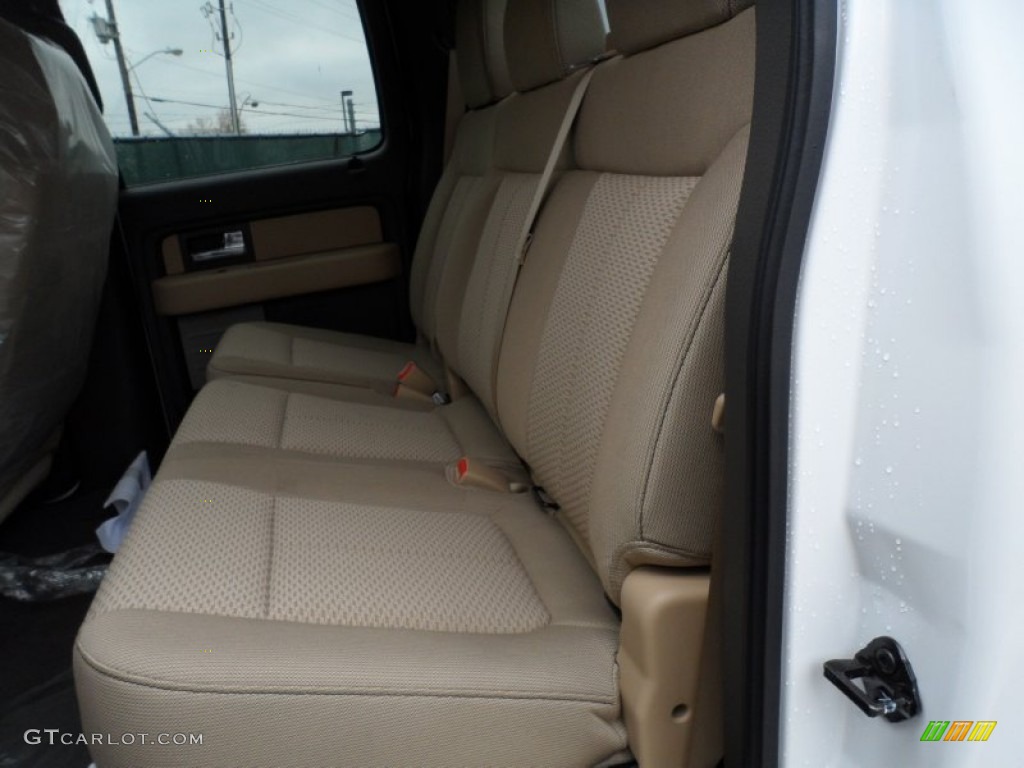 Pale Adobe Interior 2012 Ford F150 XLT SuperCrew Photo #58589200