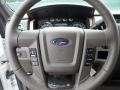 Pale Adobe 2012 Ford F150 XLT SuperCrew Steering Wheel