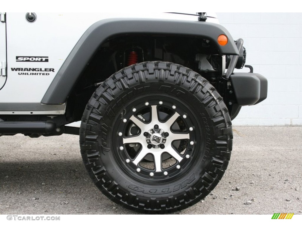 2011 Jeep Wrangler Unlimited Sport 4x4 Custom Wheels Photo #58589661