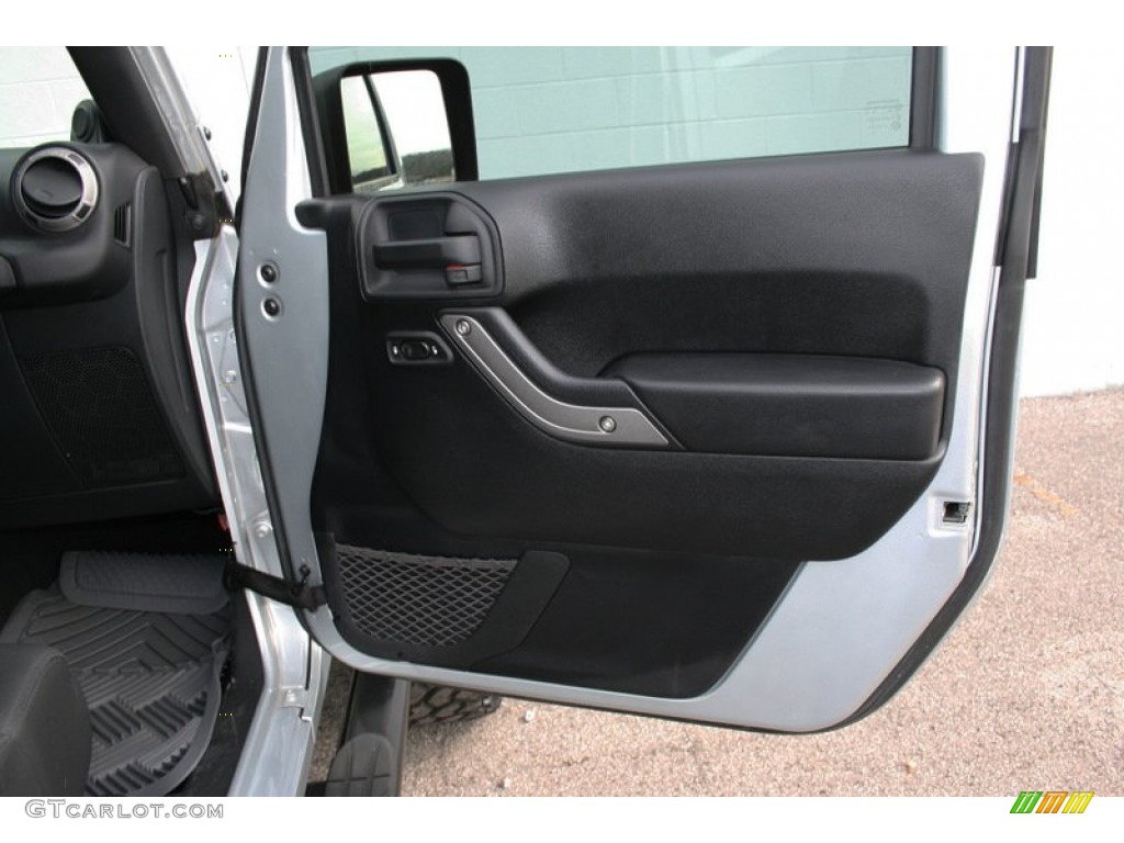 2011 Jeep Wrangler Unlimited Sport 4x4 Black Door Panel Photo #58589767