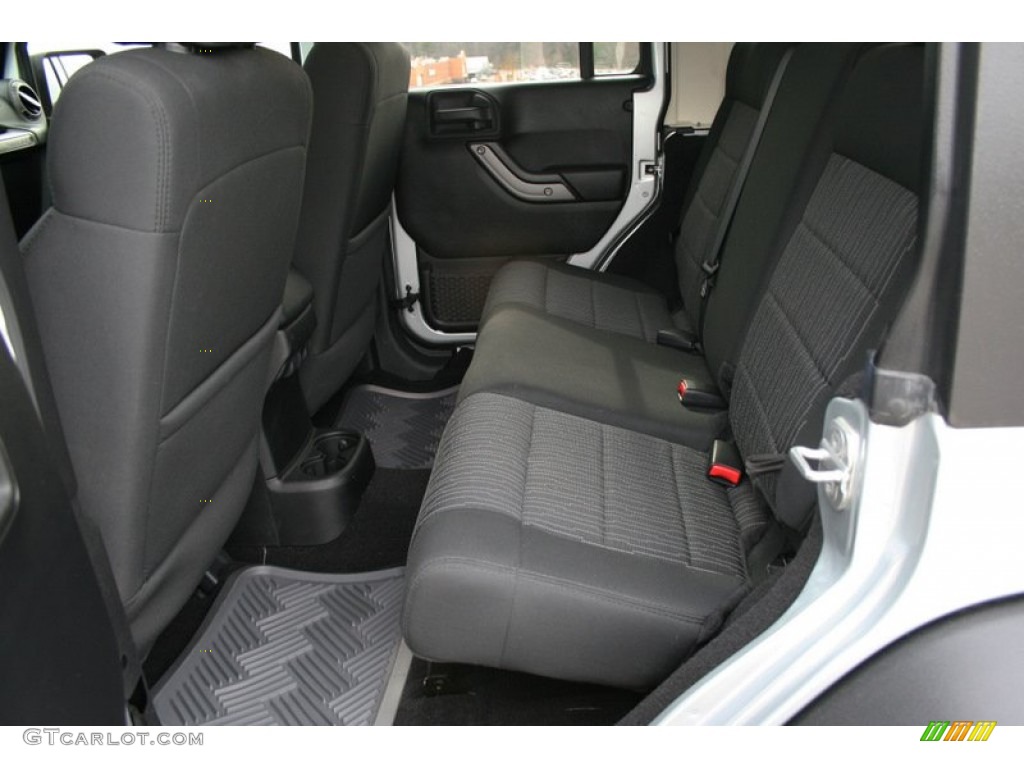 Black Interior 2011 Jeep Wrangler Unlimited Sport 4x4 Photo #58589811